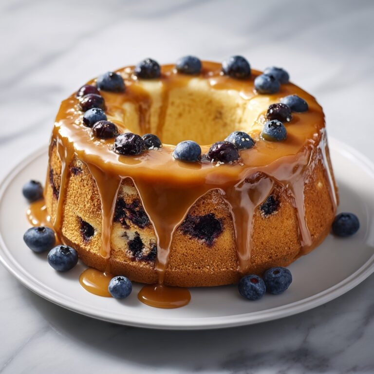 Lemon Blueberry Pound Cake Recipe