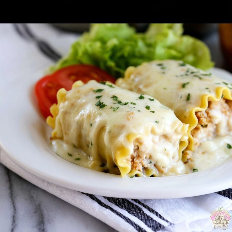Chicken Alfredo Roll-Ups Recipe