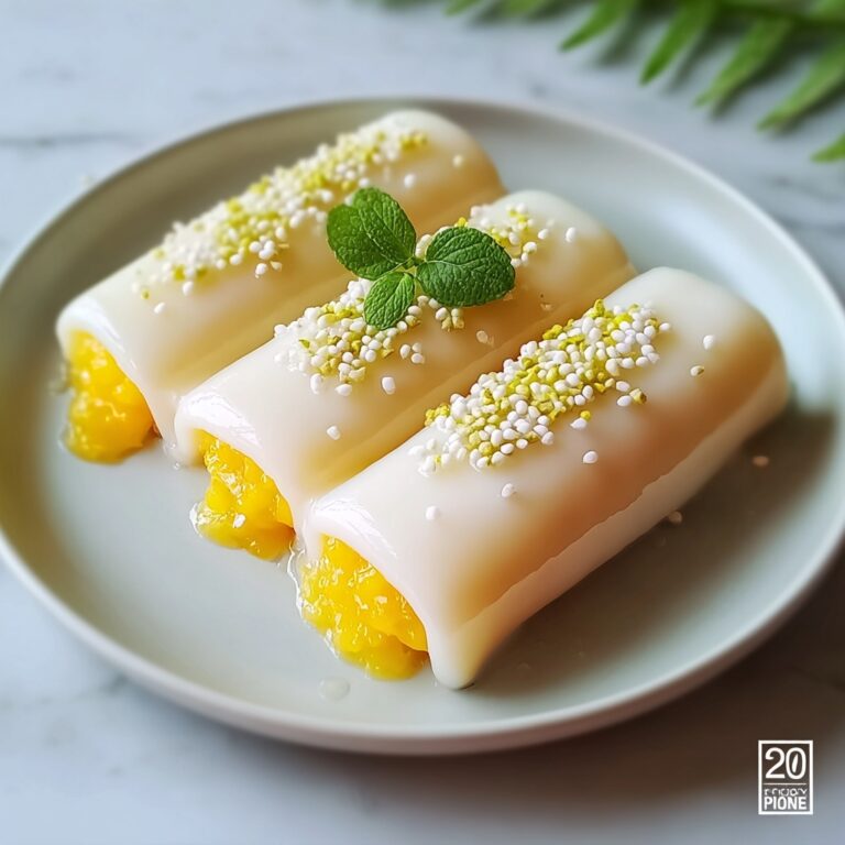 Mango Sticky Rice Rolls – A Fresh Vegan Delight Recipe