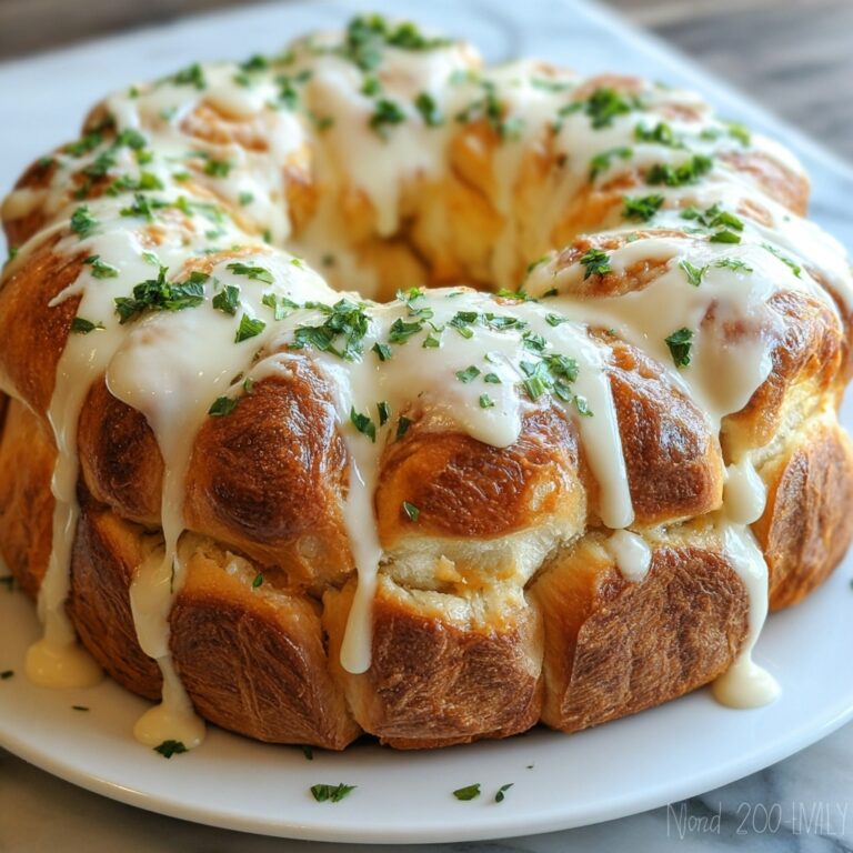 Chicken Alfredo Monkey Bread Recipe