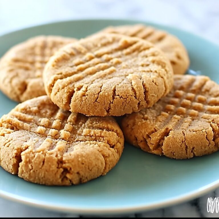 Flourless Peanut Butter Cookies Recipe