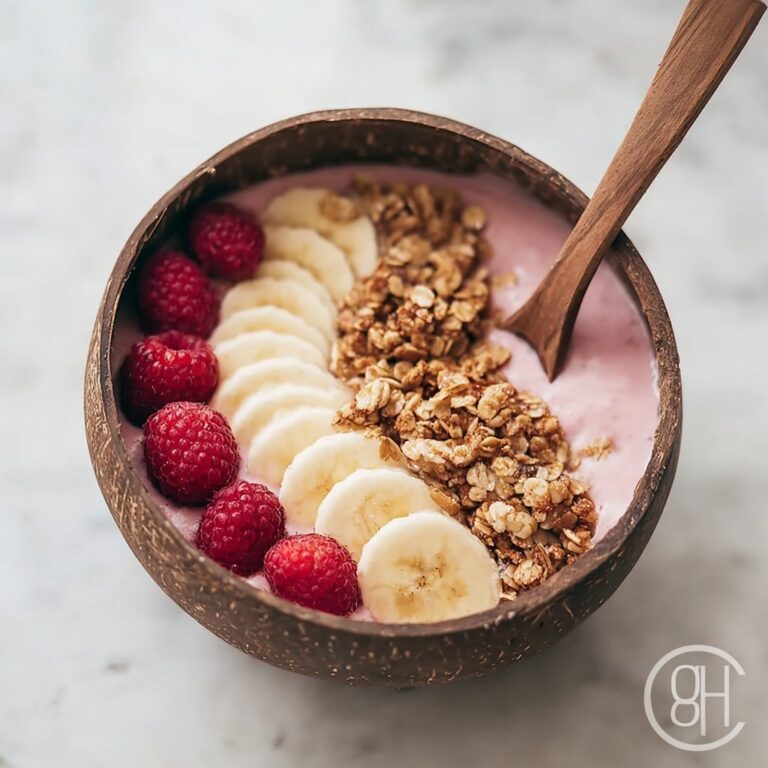 Raspberry Banana Smoothie Bowl: Healthy & Delicious Recipe